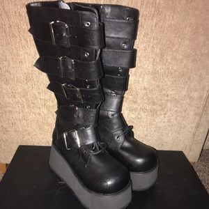 Demonia Black Boots